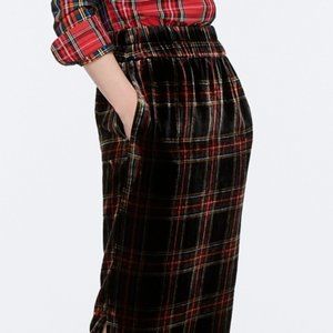 J.Crew Chloe Skirt in Velvet Stewart Tartan Plaid - PXXS (runs big)